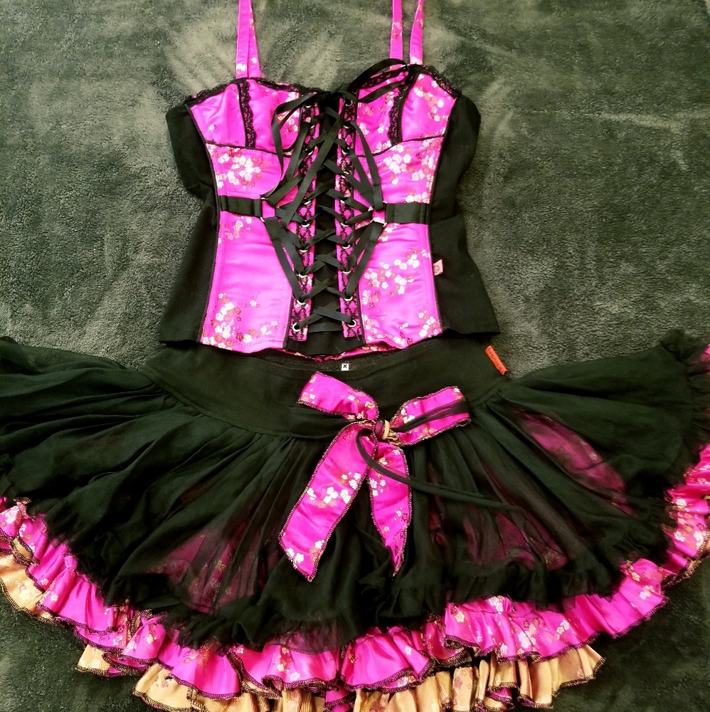 Vintage Tripp Nyc Corset and Skirt set